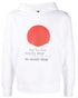 sudadera con capucha y eslogan estampado
